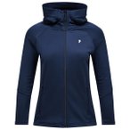 Peak Performance - Women's Rider Essentials Zip Hood - Fleecejacke Gr XL blau