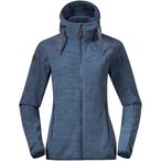 Bergans Hareid Fleece  Damen  Fleecejacke blau Größe S Trekking  Atmungsaktiv 