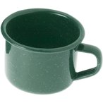 GSI Emaille Becher  Campinggeschirr gruen Größe 0.118L