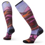 Smartwool Ski Zero Cushion Floral Field Print OTC  Damen  Skisocken lila Größe
