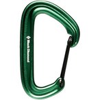 Black Diamond LiteWire Schnappkarabiner, green