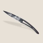 Deejo 37g Ebenholz Moto Racing Taschenmesser