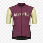 Sportful Supergiara Logo Trikot Herren  Radtrikots lila Größe L Gravel  Elasti