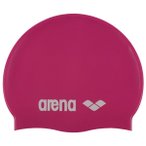 Arena - Kid's Classic Silicone - Badekappe fuxia /weiß