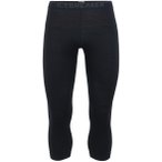 Icebreaker Merino 200 Oasis 3/4 Herren Funktionsunterhose ( Schwarz S Größe,)