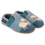 Haflinger - Kid's Everest Schnucki - Hüttenschuhe 30 grau