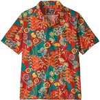 Patagonia Tidal Threads Camp  Herren  Hemden orange Größe S Lifestyle  Hautfre