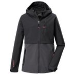 killtec - Kid's Kos 153 - Softshelljacke Gr 116 schwarz/grau