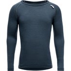 Devold Breeze Merino  Kinder  Longsleeves blau Größe 116 Lifestyle  Schnell tr