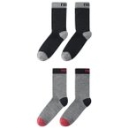 Reima - Kid's Parit Socks - Merinosocken 19-21 grau/schwarz