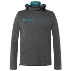 super.natural - Alpine Hooded II - Hoodie Gr S grau