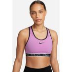 NIKE Damen Top W NK DF SWSH ON THE RUN BRA, Größe XS in Lila