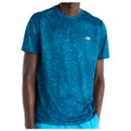 New Balance - Sport Essential Printed T-Shirt - Laufshirt Gr L blau