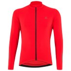 Löffler - Bike L/S Jersey Skys Merino Mid - Radtrikot Gr 48 rot