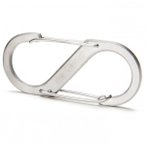 Klean Kanteen - S-Karabiner - Materialkarabiner Gr Small brushed stainless
