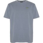 CHIEMSEE T-Shirt mit Kontrastlogo, Größe S in Blau