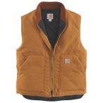 Carhartt - Insulated Rib Collar Vest - Freizeitweste Gr S braun