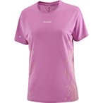 Salomon Sense Aero GFX  Damen  T-Shirts rosa Größe S Trailrunning | Laufen  At