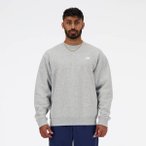 NEW BALANCE Herren Kapuzensweat Sport Essentials Fleece Crew, Größe XL in Grau