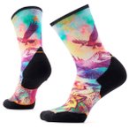 Smartwool - Women's Trail Run TC Serene Peak Print Crew - Laufsocken 34-37 bunt
