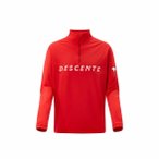 Descente T-Neck Rollkragenshirt Herren ( Rot 56 Größe,)