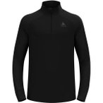 ODLO Herren Midlayer 1/2 zip ESSENTIAL CER, Größe S in Schwarz