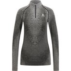 Odlo Blackcomb Half Zip  Damen  Langarm Unterhemden schwarz Größe XL   Elastis