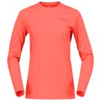 Norrøna - Women's Falketind EqualiserUll Long Sleeve - Merinoshirt Gr XS orange