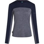 Icebreaker 125 Cool-Lite Sphere Colour Black  Damen  Longsleeves Merino blau Gr�