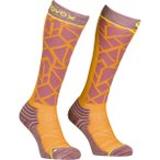 Ortovox Damen Ski Tour Comp Long Socken (Größe 39 , orange)