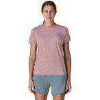 Patagonia Cap Cool Daily Trailcheck  Damen  T-Shirts lila Größe XL Trekking  A