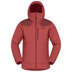 Norrøna - Tamok Thermo80 Zip Hood - Kunstfaserjacke Gr S rot