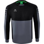 ERIMA Six Wings Sweatshirt, Größe 116 in Schwarz