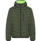 CHIEMSEE Jacke mit leicht glänzender Optik, Größe S in Grau