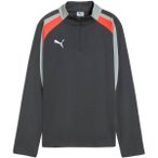 PUMA Kinder Sweatshirt IndividualLIGA 1/4 Zip Top Jr, Größe 164 in Grau