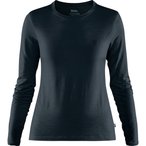 Fjällräven Abisko Wool  Damen  Longsleeves Merino blau Größe L Camping  Haut