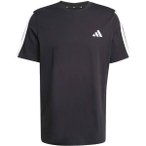 ADIDAS Herren Shirt 3-Streifen, Größe S in Schwarz
