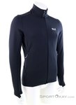 Jack Wolfskin Litestride Full-Zip Herren Sweater-Schwarz-XL
