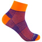 Wrightsock - Coolmesh II Quarter - Wandersocken 34-37 lila