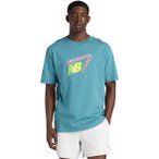 New Balance Neon Herren T-Shirt ( Dunkelgrün L)