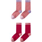 reima Parit 2er Pack  Kinder  Freizeitsocken rosa Größe 34  Trekking  Hautfreu