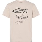 Didriksons Mynta Exp 3  Kinder  T-Shirts beige Größe 170 Lifestyle  Hautfreund