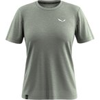 Salewa Eagle Minilogo AM  Damen  T-Shirts grau Größe M Trekking  Atmungsaktiv