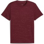 PUMA Herren Shirt M CLOUDSPUN EMBOSS TEE, Größe M in Rot