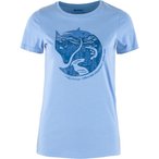 Fjällräven Arctic Fox Print  Damen  T-Shirts blau Größe XS Lifestyle  Hautfr