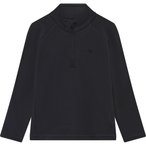 Color Kids Fleece Stretch  Kinder  Pullover schwarz Größe 152 Trekking  Elasti