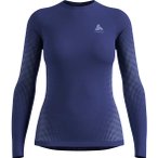 Odlo Performance Warm Damen Funktionsshirt ( Blau XL Größe,)