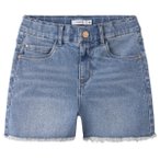 Name it - Kid's Rose HW Mom Denim Shorts - Jeans Gr 92 grau