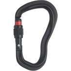 AustriAlpin Pirum GI Screwlock Verschlusskarabiner, schwarz