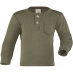 Engel Kinder Longsleeve (Größe 62 , oliv)